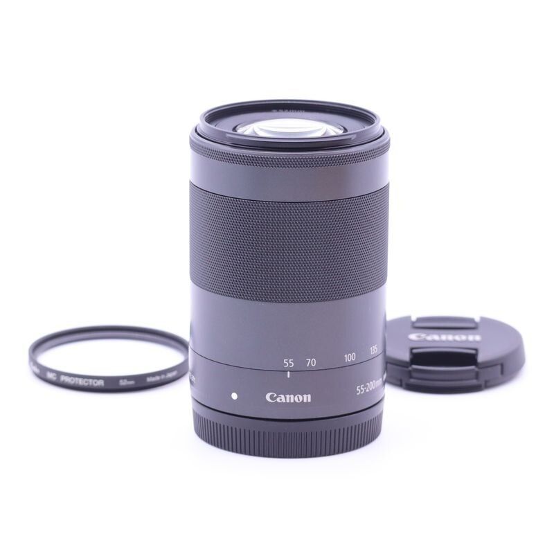 キヤノン 望遠ズームレンズ EF-M55-200mm F4.5-6.3 IS STM ミラーレス Canon