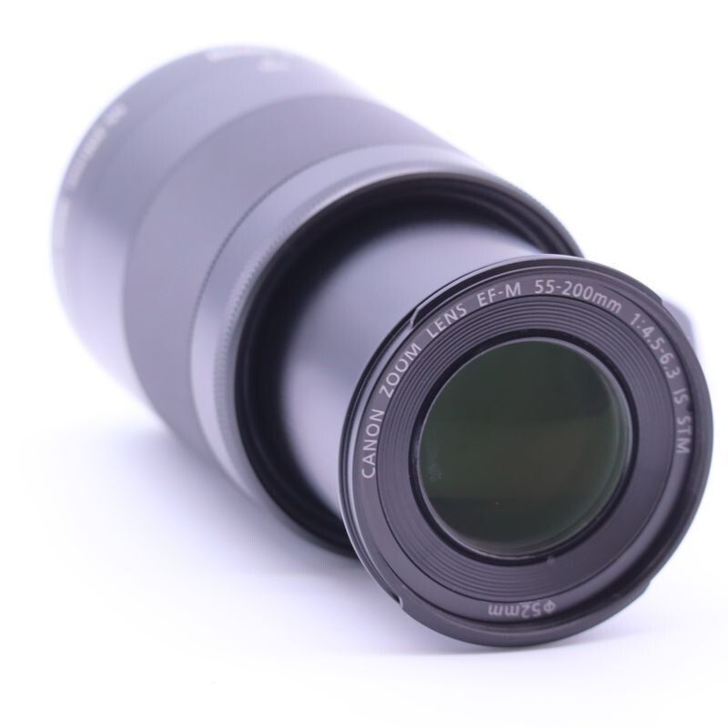 キヤノン 望遠ズームレンズ EF-M55-200mm F4.5-6.3 IS STM ミラーレス Canon