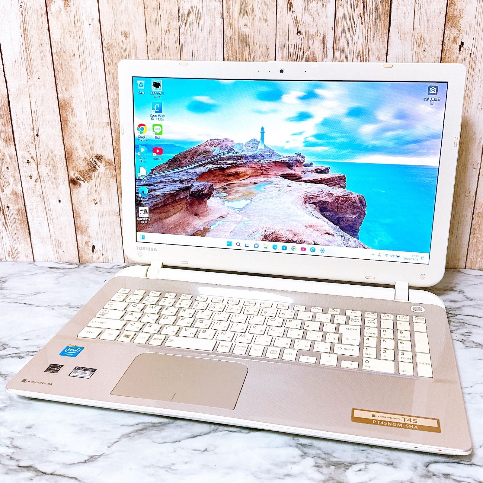 1台限定✨メモリ8GB 爆速SSD✨カメラ付 すぐ使える薄型パソコン 初心者