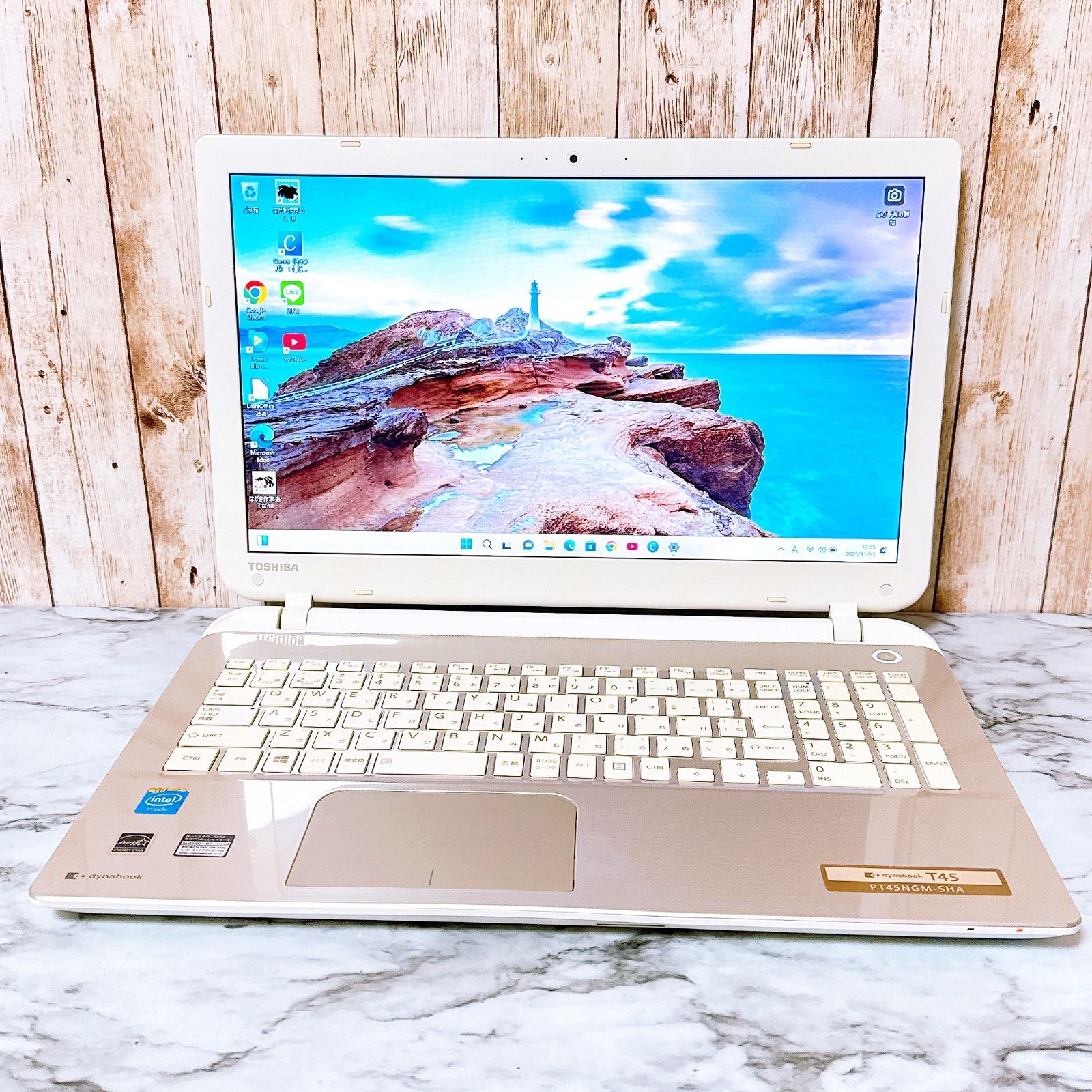 1台限定✨メモリ8GB 爆速SSD✨カメラ付 すぐ使える薄型パソコン 初心者