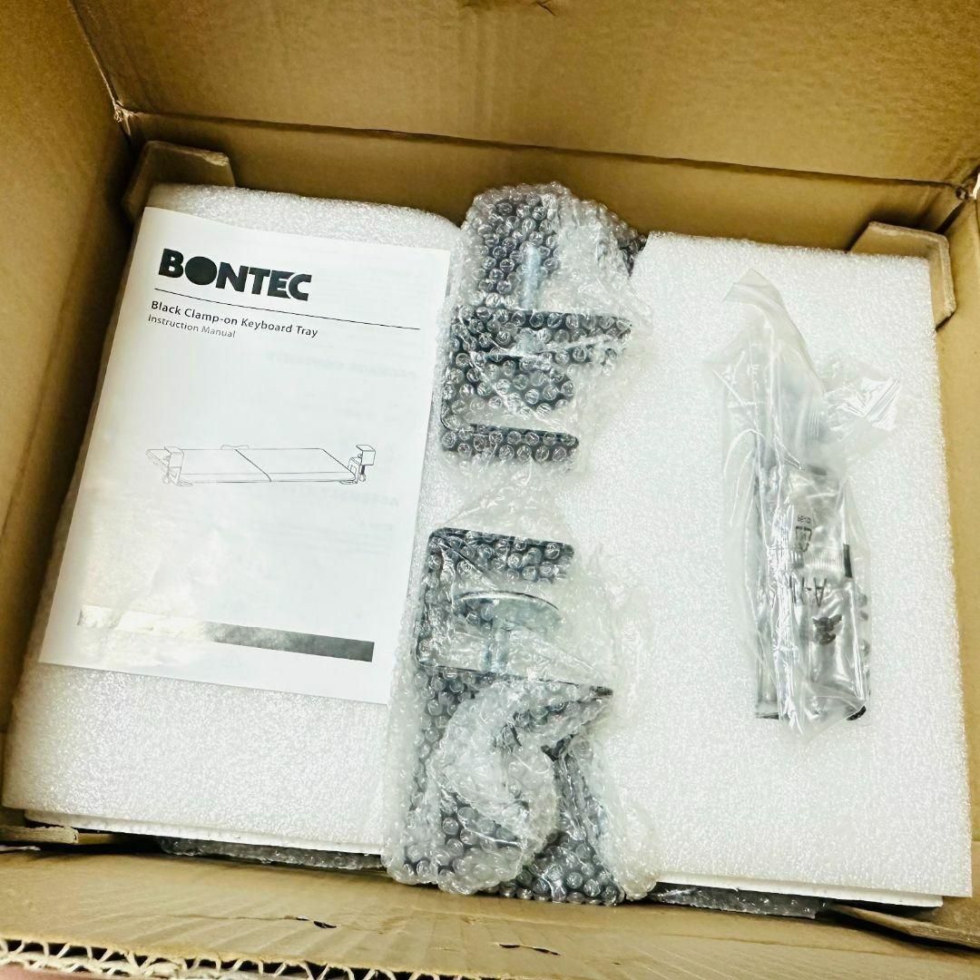 BONTEC ボンテック キーボードトレイ デスク下 引き出し式 ブラック