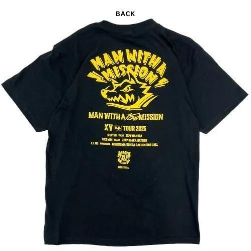 マンウィズMAN WITH A MISSION 2025UKツアー限定Tシャツ MAN WITH A MISSION マンウィズアミッション マンウィズ 2025 グッズ