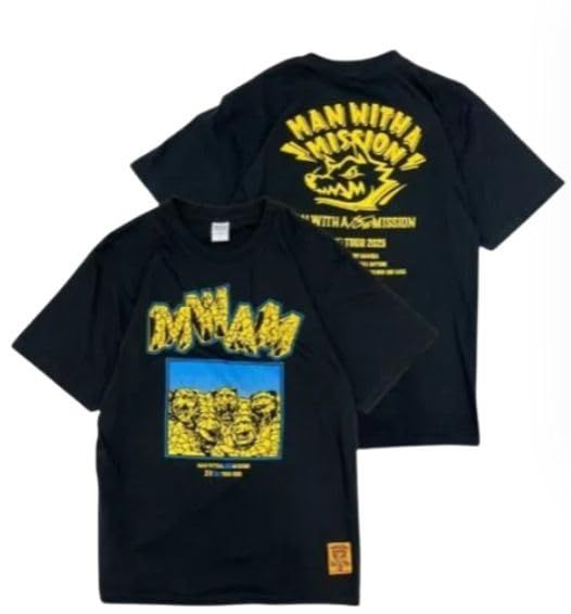マンウィズMAN WITH A MISSION 2025UKツアー限定Tシャツ MAN WITH A MISSION マンウィズアミッション マンウィズ 2025 グッズ