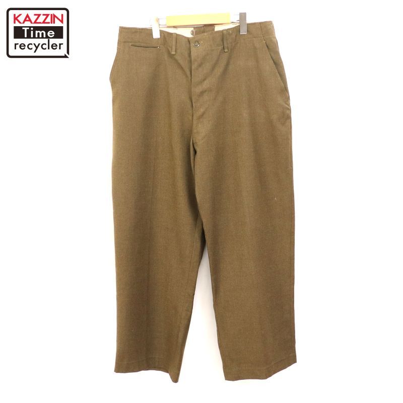 50s U.S.ARMY ウール フィールド ミリタリーパンツ メンズ 表記W40 L31サイズ