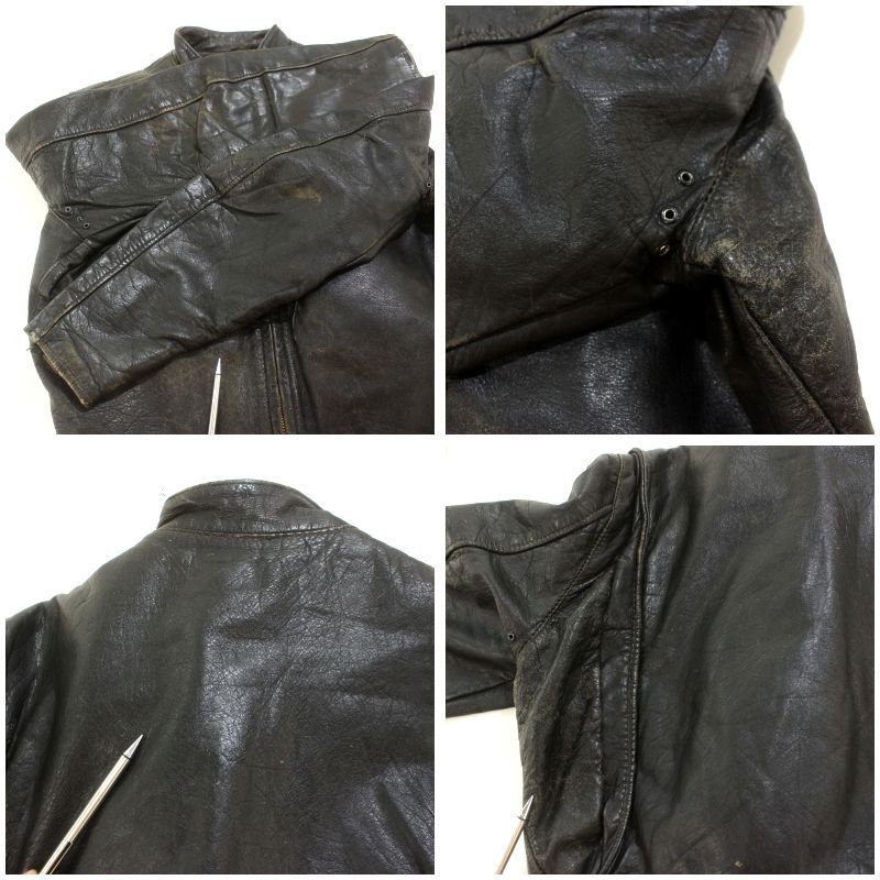 裏地ボア シングルライダースジャケット