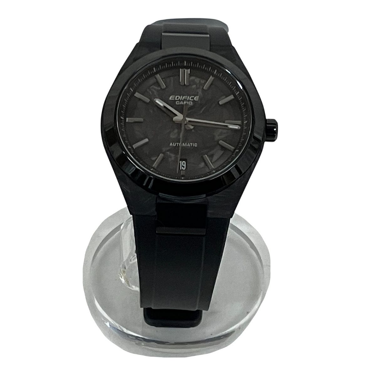 CASIO 機械式腕時計 EDIFICE EFK 100 XPB 1 AJF 5755 フォージドカーボン ぜんまい仕掛け カシオ