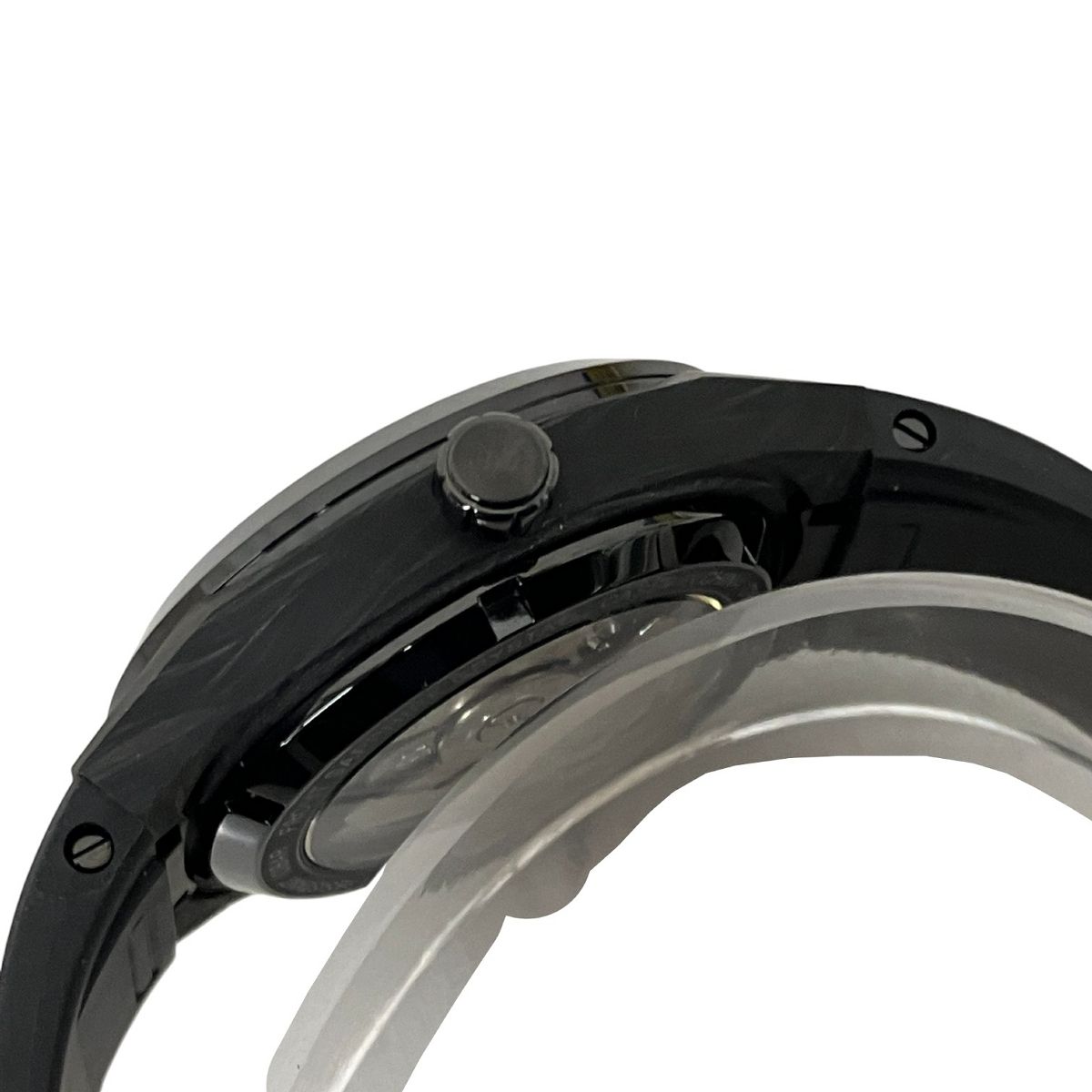  CASIO 機械式腕時計 EDIFICE EFK 100XPB 1AJF 5755 フォージドカーボン ぜんまい仕掛け カシオ T10602818 カジュアルジャケット 自動巻き時計 腕時計(アナログ)