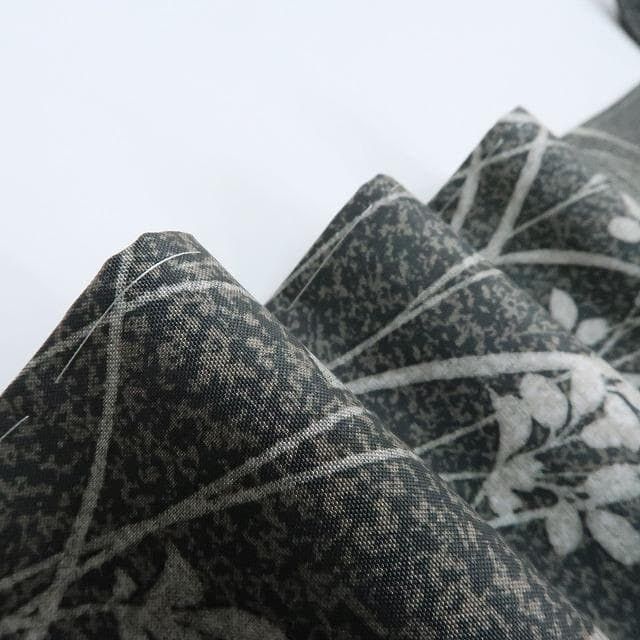 百華 Y 1796 正絹 仕付け糸付 手縫い仕立て 紬訪問着 着物