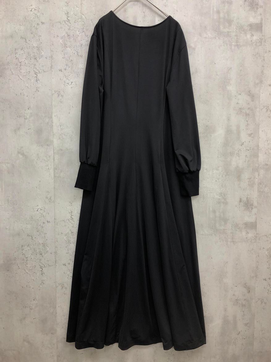 B 7 ベーセッツ 9521030 フ ロングシャツ ワンピース size 38 黒 レディース