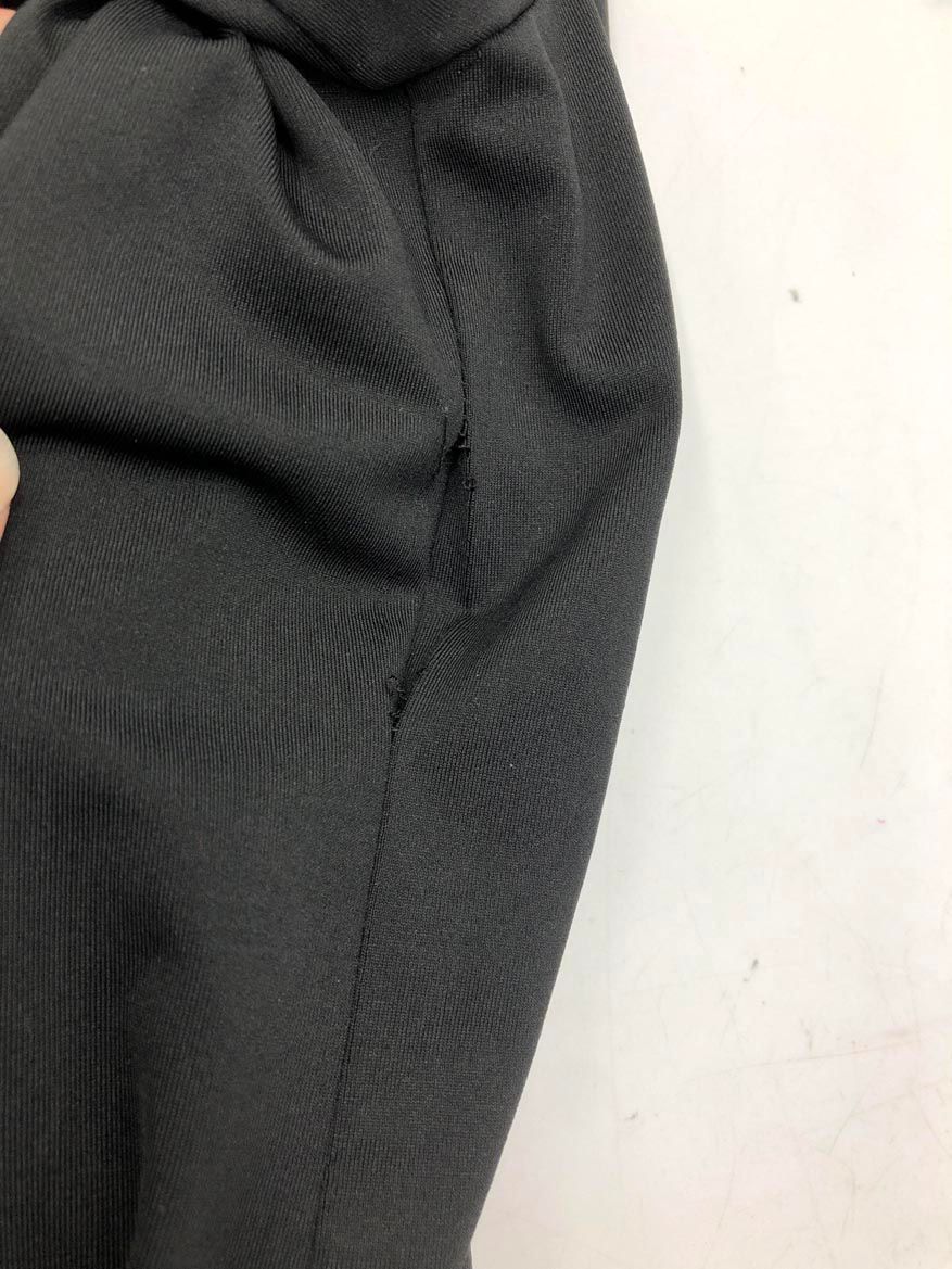  B 7 ベーセッツ 9521030 フ ロングシャツ ワンピース size 38 黒 レディース 長袖 七分袖 その他