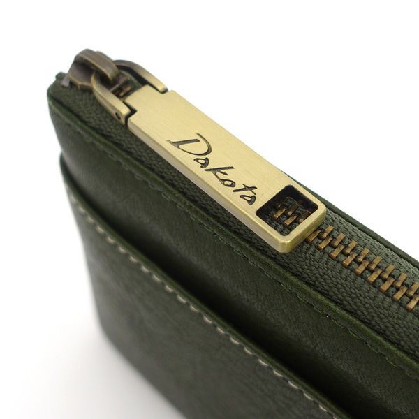 Dakota / ダコタ ◆ラルゴ/L字ファスナー長財布/レザー/グリーン 0035881 【財布/サイフ/ウォレット/wallet/】 レディースファッション【中古】 [0220534325] Dakota（ダコタ） L字ファスナー 長財布 レディース 使いやすい財布