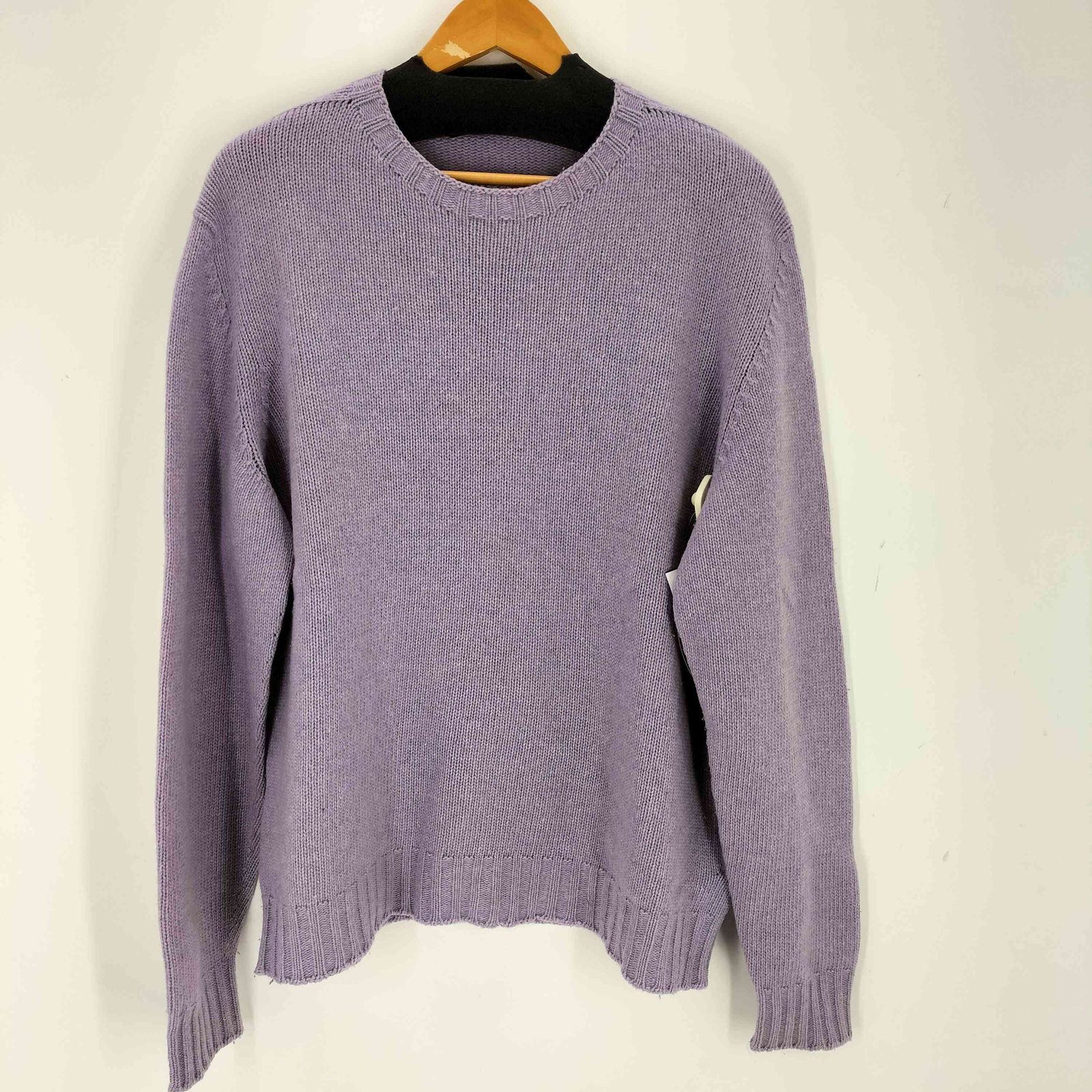 QR鑑定済み パームエンジェルス バックアーチロゴ ウール ニット