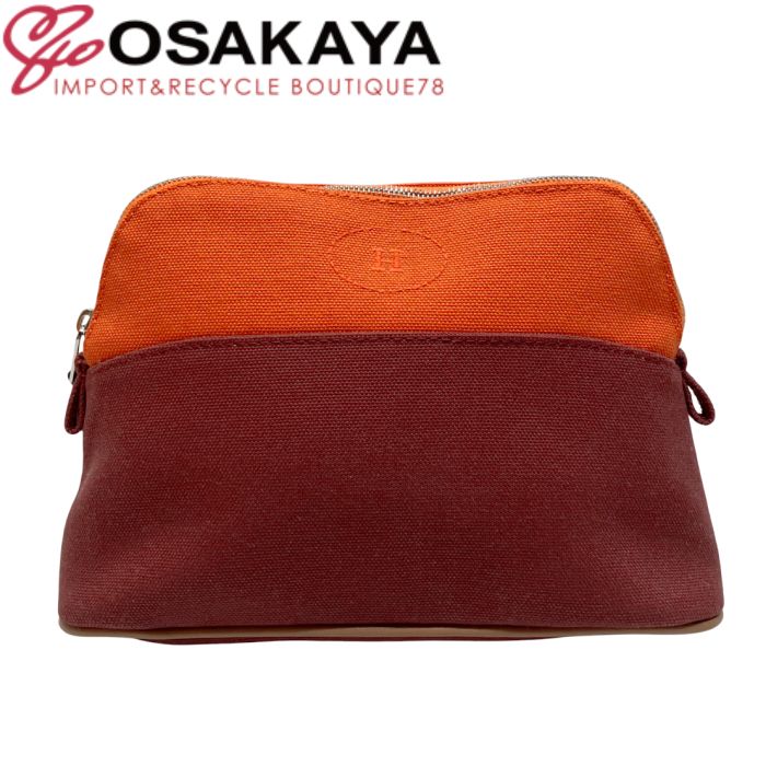 エルメス HERMES ボリードポーチ ミニミニ 赤 キャンバス 美品 エルメス HERMES ボリードポーチ ミニミニ 赤 キャンバス 美品 楽天