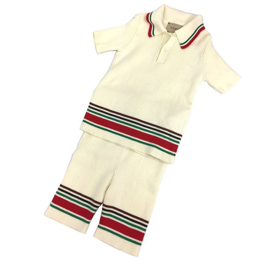 GUCCI グッチ ベビー 半袖 パンツ セットアップ 12 コットン aq 11678