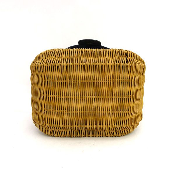 TORY BURCH / トリーバーチ ◇カゴバッグ ストロー ゴールドロゴ 2WAY