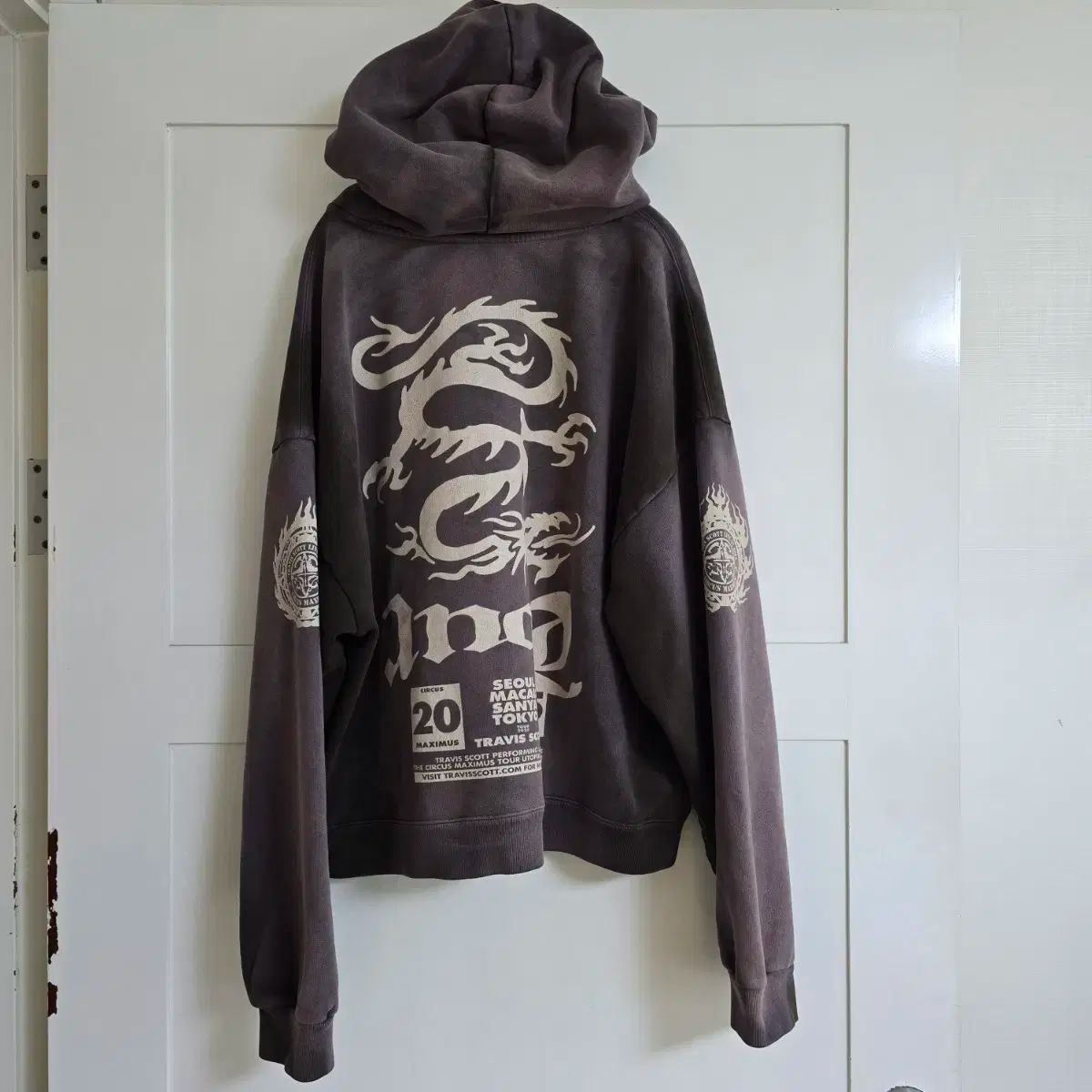 XL トラヴィス・スコット WHO フーディー ジップアップ コンサート