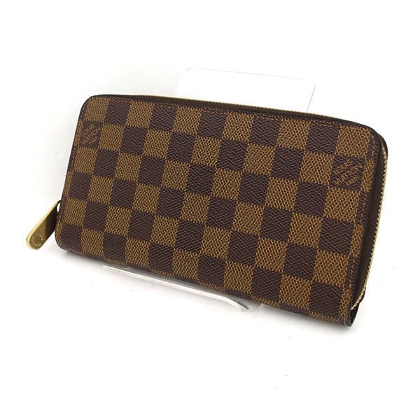LOUIS VUITTON ルイヴィトン ジッピーウォレット ラウンドファスナー長財布 ダミエ N60015 財布 サイフ ウォレット wallet コイン ブランド