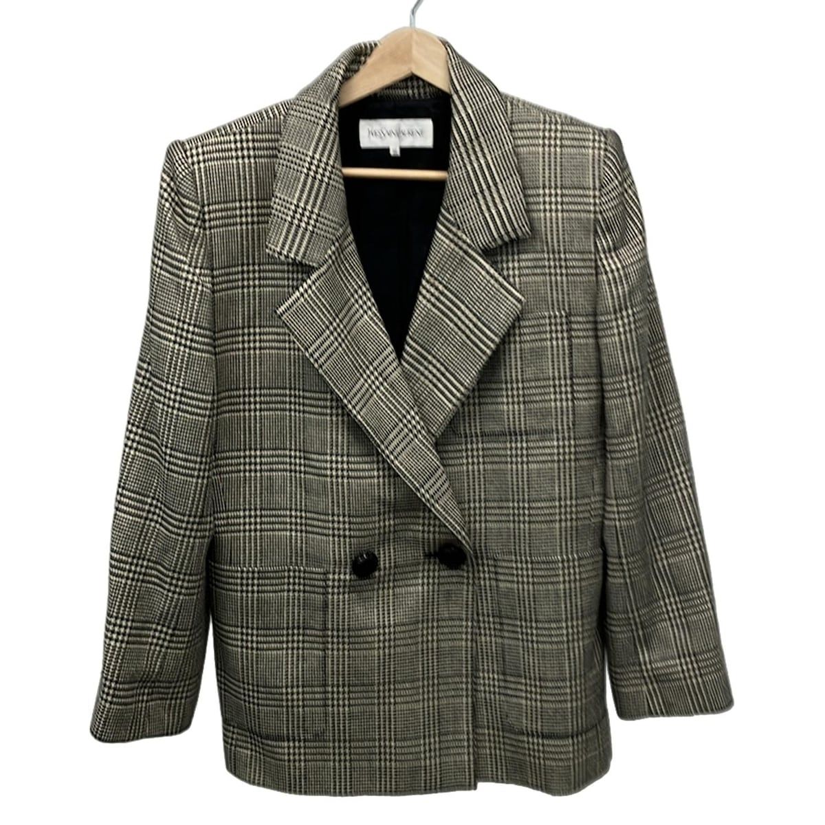 中古美品　イヴサンローランリヴゴーシュ　レディース　ジャケット　36　黒 2025年最新】YVES SAINT LAURENT rive gauche レディース テーラード