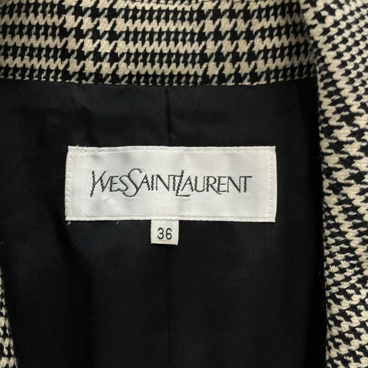 YvesSaintLaurent(イヴサンローラン) ジャケット サイズ36 S