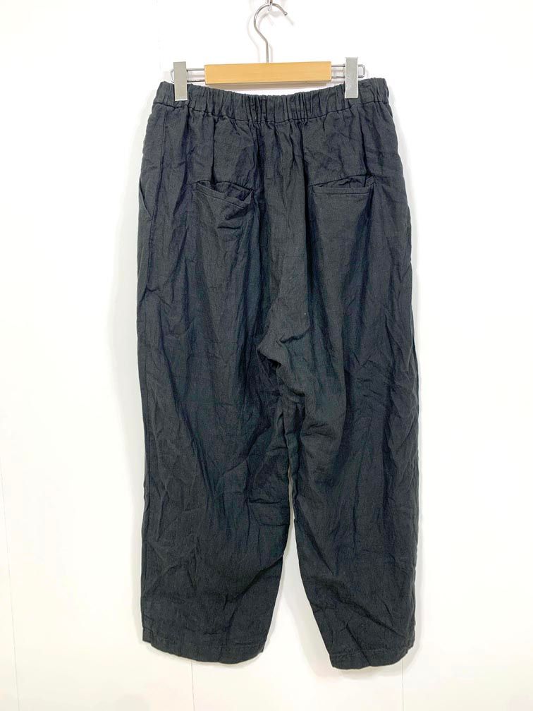 JOURNAL STANDARD LUXE ジャーナル ラックス 24-030-440-0290-2-0 定価19800円 リネンワッシャー イージー パンツ sizeF 黒 レディース