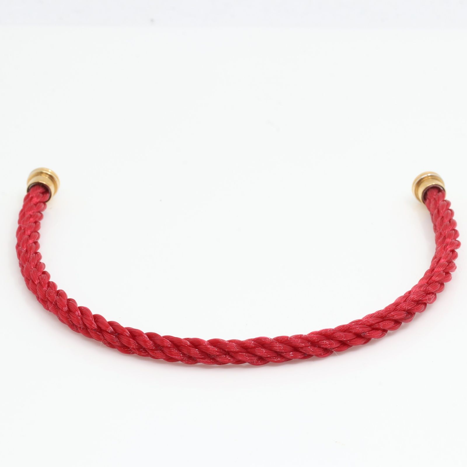 ITWVXH6RBL3Y FRED フレッド フォース10 ブレスレット ケーブル サイズ17 赤 ゴールド SS