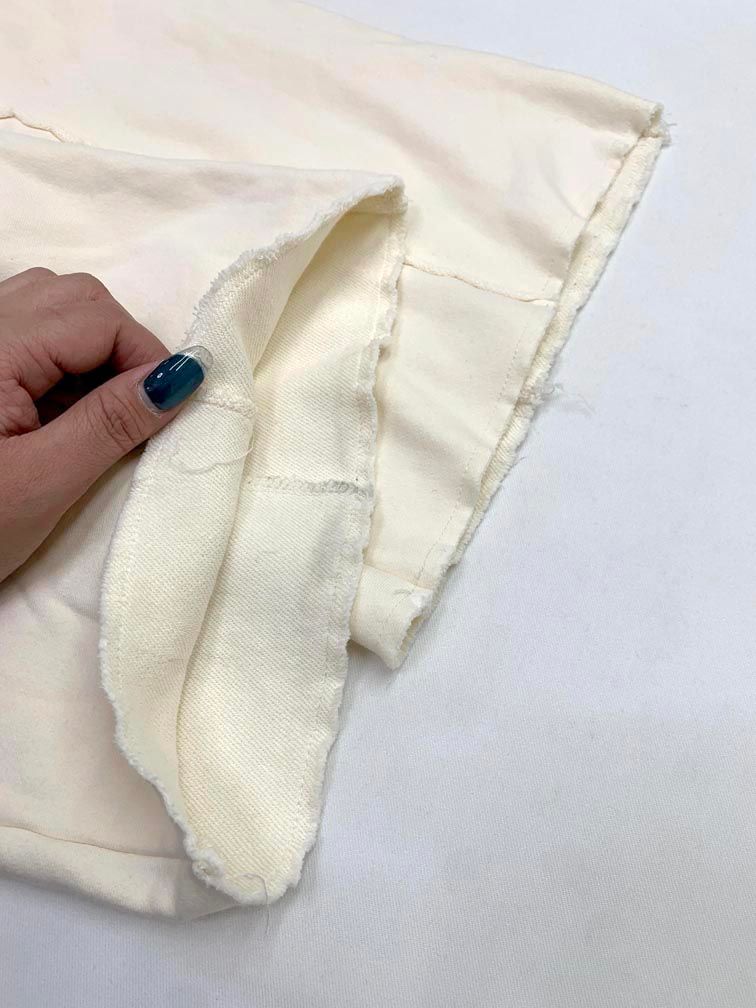  PRANK PROJECT プランクプロジェクト 定価19800円 スリットスウェットワイド パンツ sizeF アイボリー レディース その他 パンツ