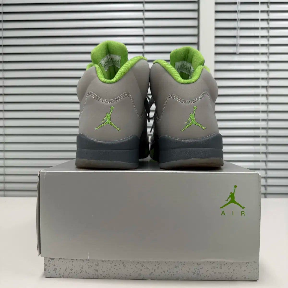 ナイキ ジョーダン 5 グリーンビーン 280