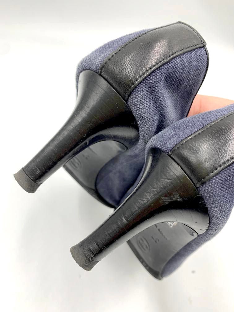 CHANEL シャネル デニム ハイヒール パンプス size37/青