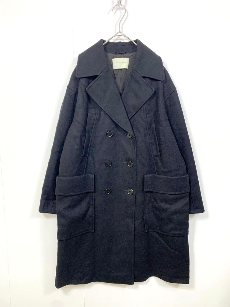 PUBLIC TOKYO パブリックトウキョウ 709551015 ピー コート sizeF 黒 レディース