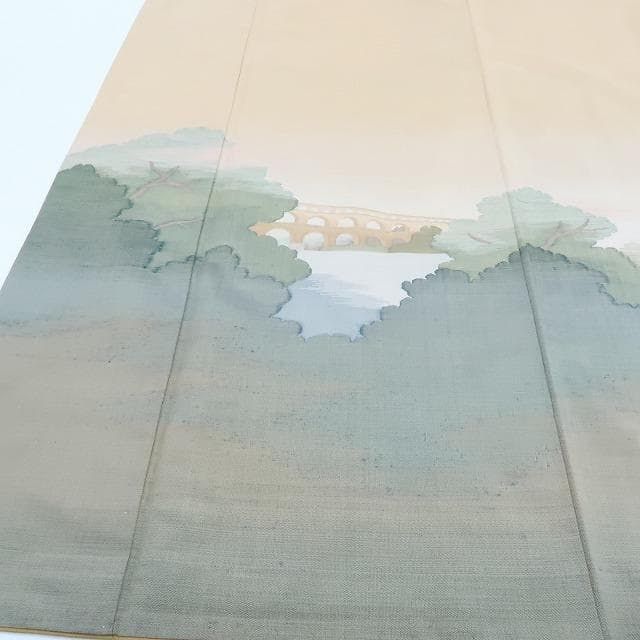 Y1612◇美品 正絹 作家物落款 手縫い仕立て 紬訪問着 着物 単品 - メルカリ Y1612◇美品 正絹 作家物落款 手縫い仕立て 紬訪問着 着物 単品 - メルカリ