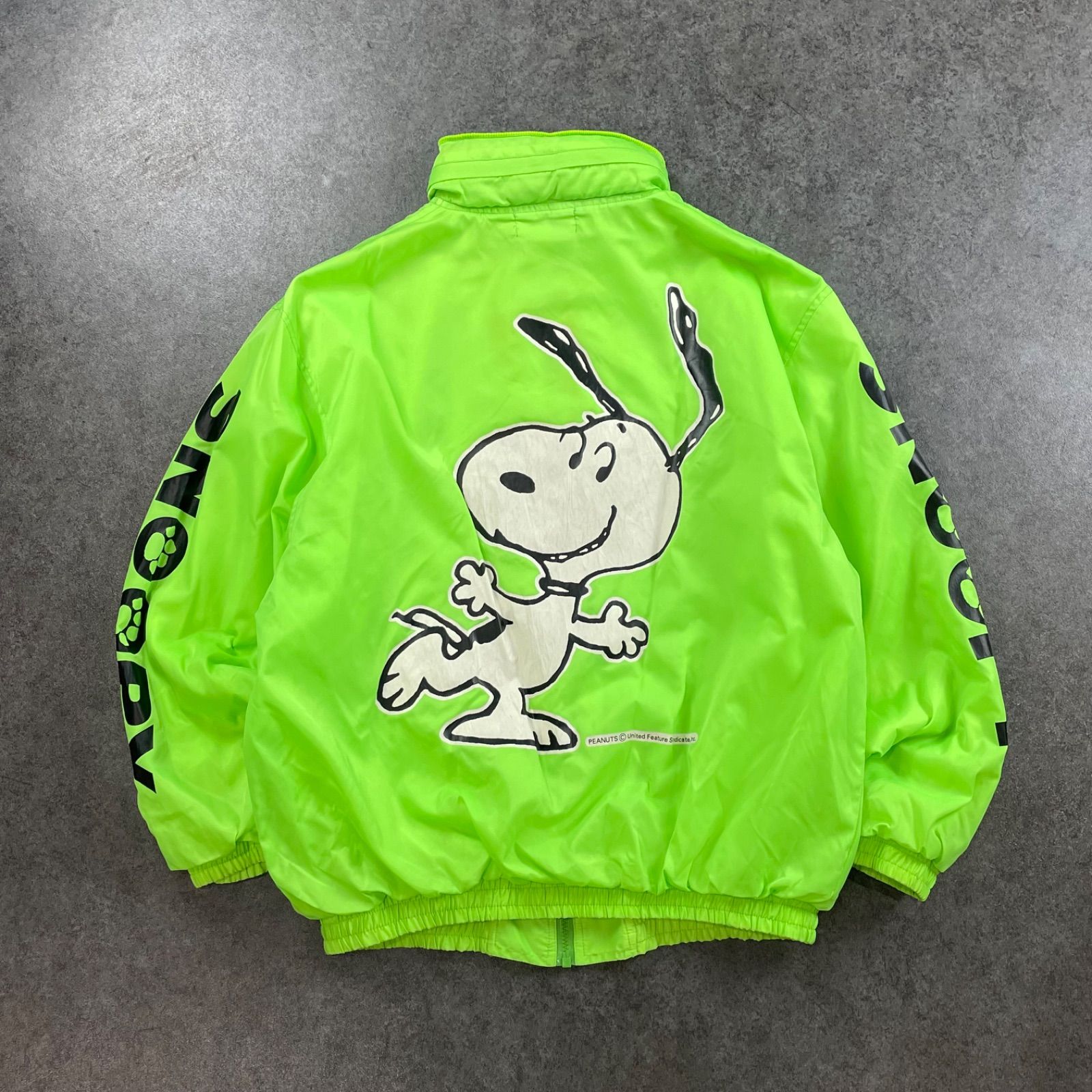 90s Vintage PEANUTS SNOOPY Nylon Jacket Blouson ピーナッツ 