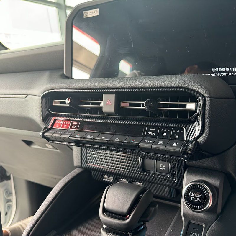 【送料無料】適用 24年式 トヨタ プラド ランドクルーザー LC250 右運転 中央エアコン吹出口 カーボン/ウッド