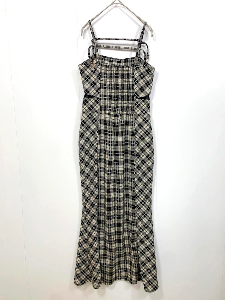 LIP SERVICE リップサービス サイドシアーマーメイドキャミ ワンピース sizeM ベージュ レディース