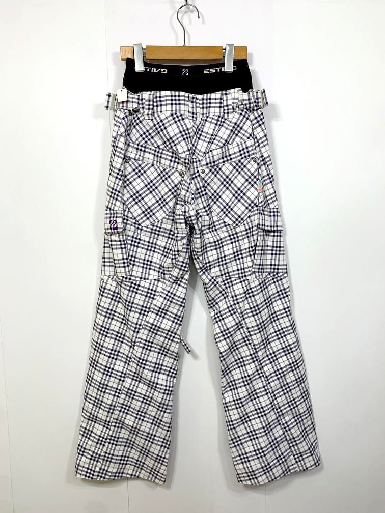 ESTIVO エスティボ 定価24150円 ウェア スノボ スキー パンツ sizeS 紫 メンズ