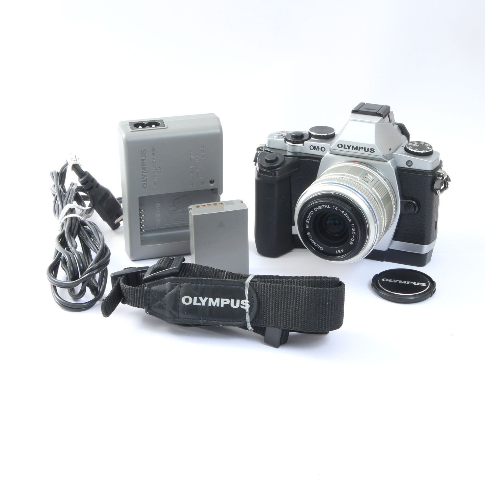 OLYMPUS オリンパス OM-D E-M5 標準レンズセット HLD-6G グリップ シャッター数5310回