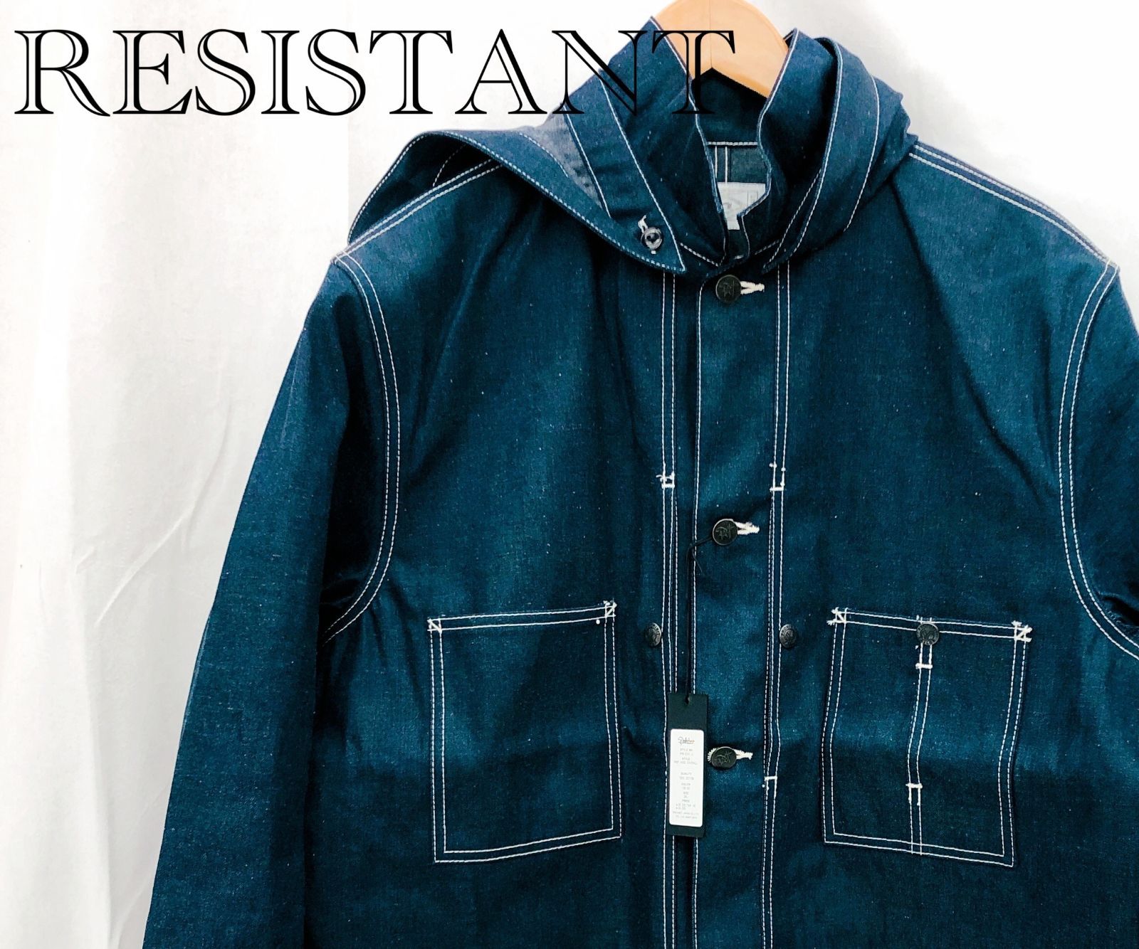 PHBT HOOD デニムジャケット メンズ 2 XL INDIGO PHB-0141 J ファッション