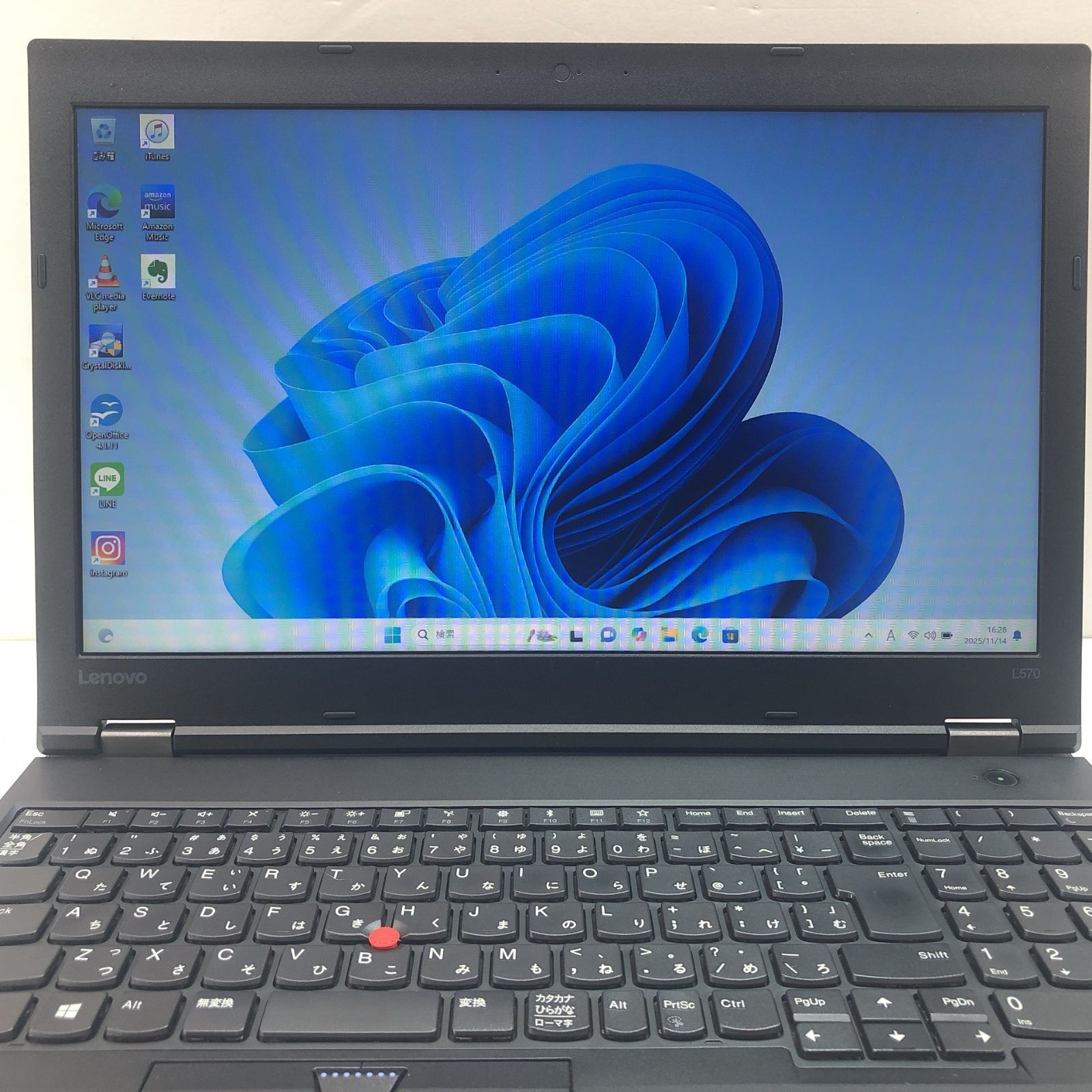 バッテリー良好❣❣ 大画面 Lenovo ThinkPad L 570 Core i 5-7200 U メモリ8 GB DVD Bluetooth WINDOWS 11