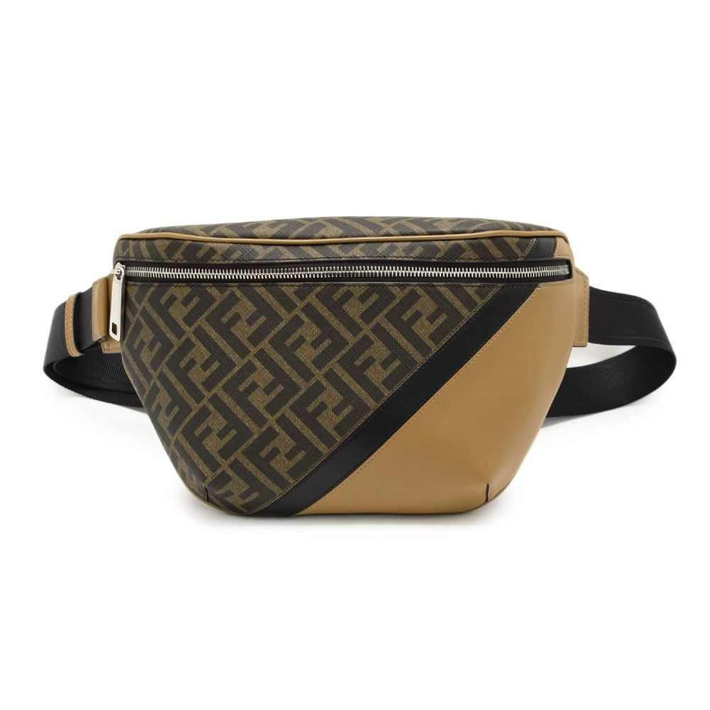 FENDI フェンディ ベルトバッグ 7VA562-AJF8-F1EGA ブラウン系 メンズ ボディバッグ ポーチ FENDI FF BELT BAG