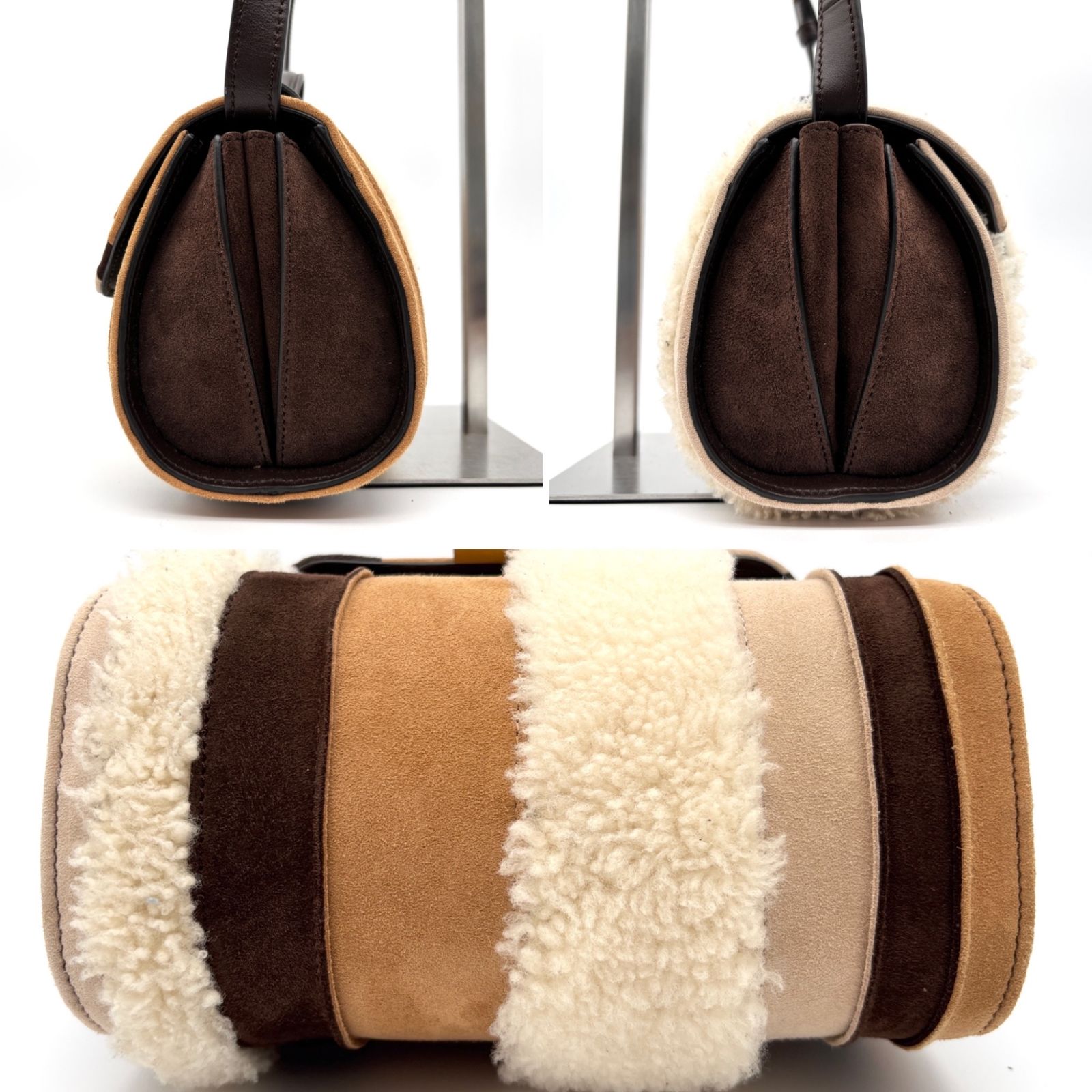 TOD'S トッズ Tタイムレス ショルダーバッグ レディース ボア ムートン