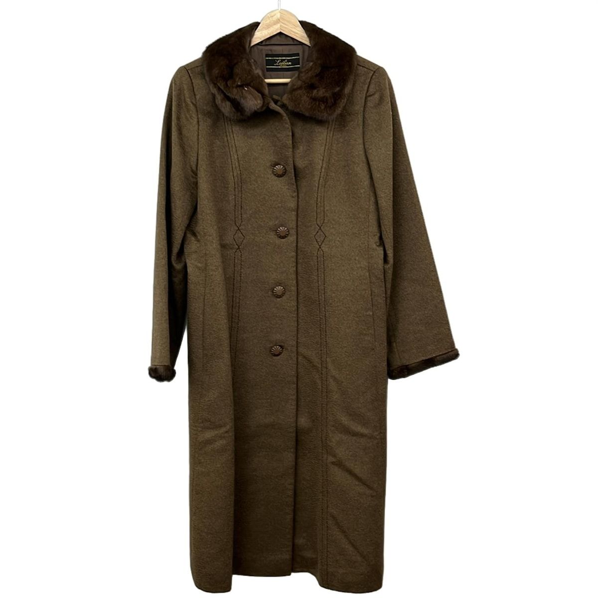 Leilian(レリアン) コート サイズ11 M レディース美品 - 黒 長袖⁄秋⁄冬