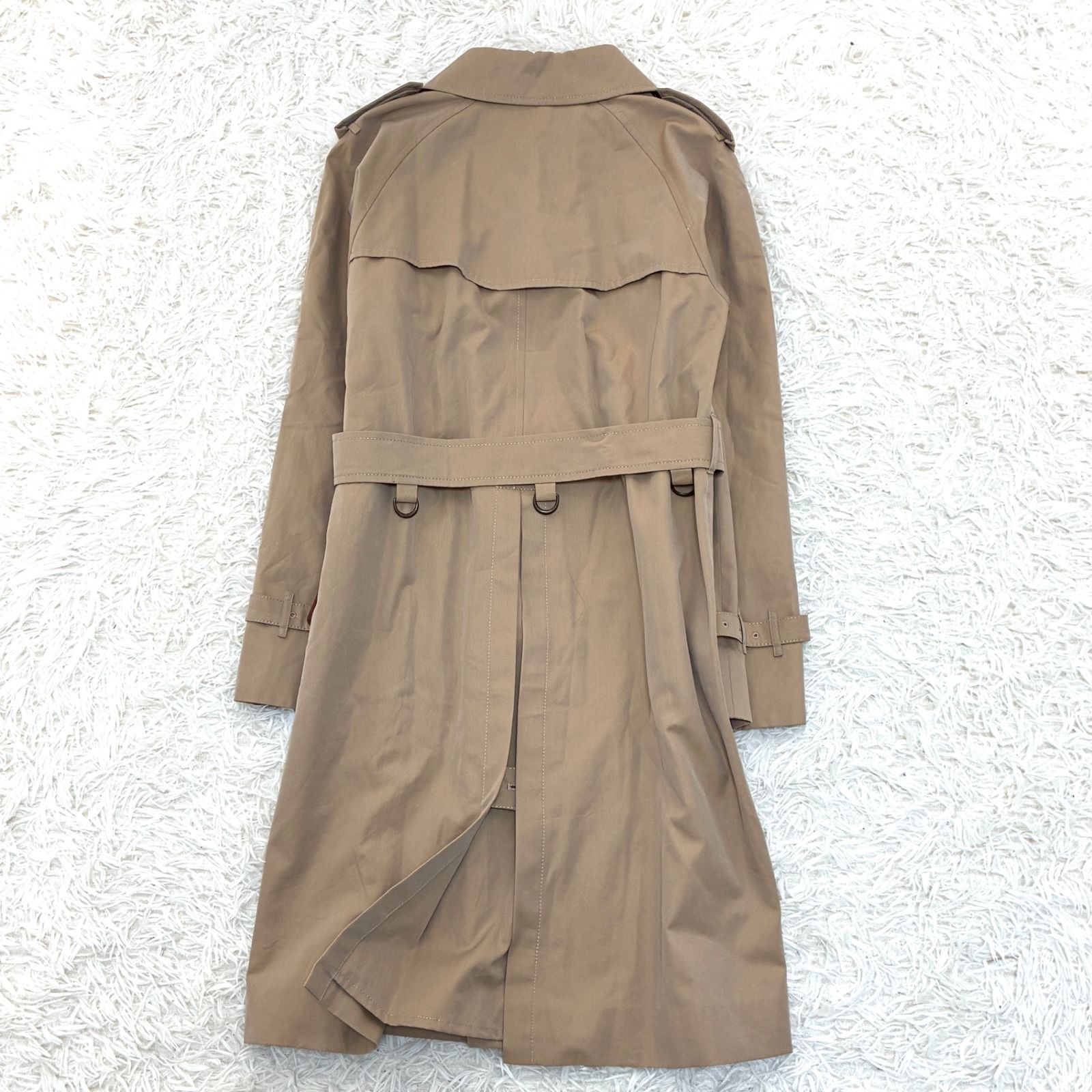 バーバリー　トレンチコート　ノバチェック ベルト完備　ベージュ　M相当 美品 BURBERRY バーバリー トレンチコート ノバチェック ベルト 美