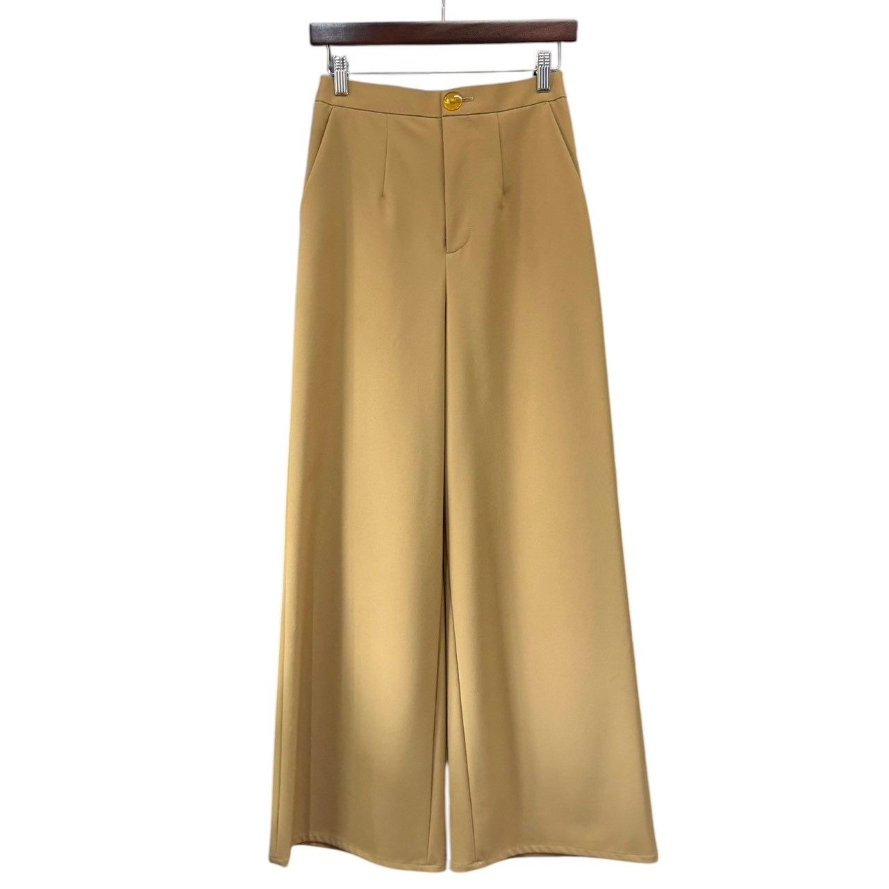 nagonstans ナゴンスタンス 24AW wide pants ワイドパンツ 470HA431-0830 M ベージュ 15016