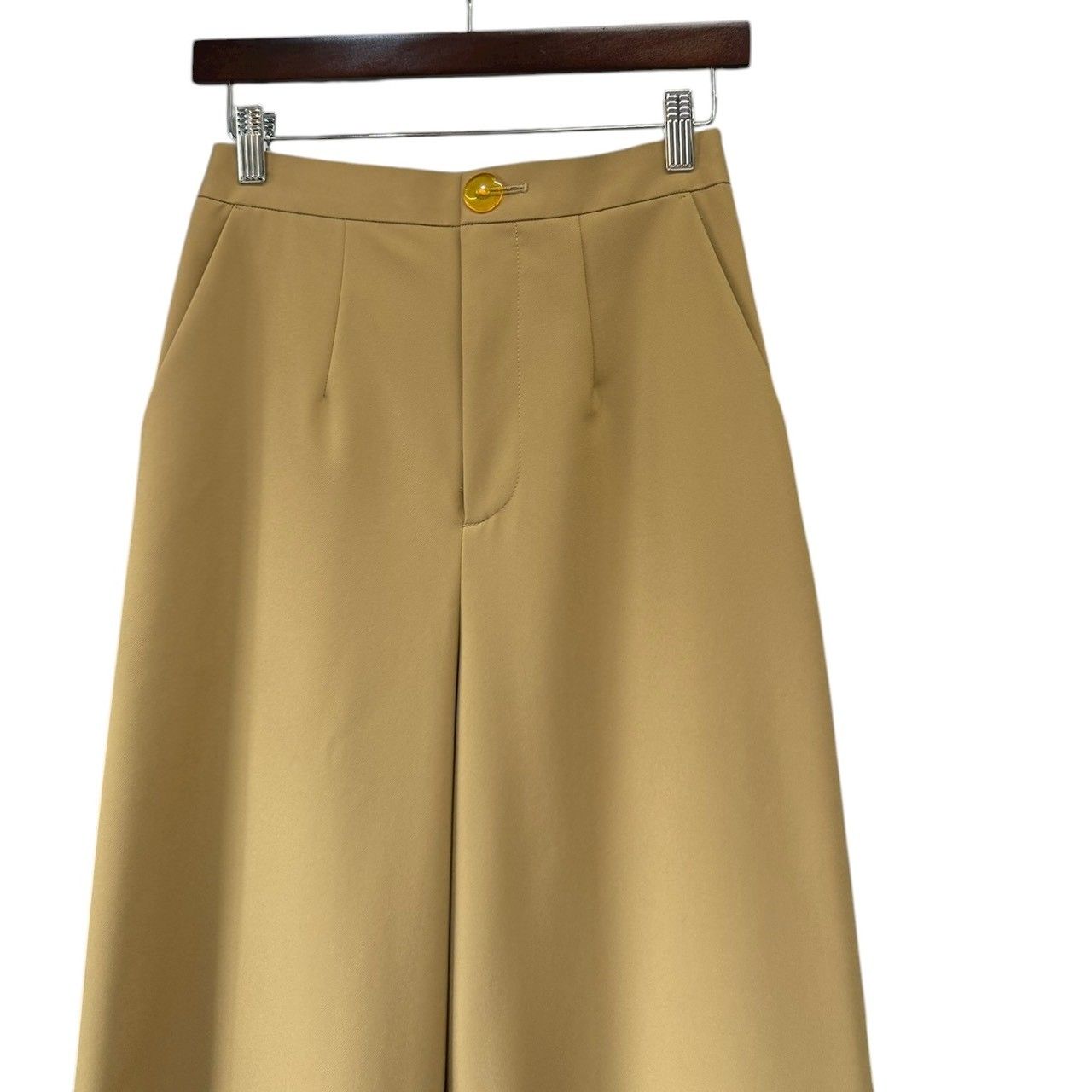  nagonstans ナゴンスタンス 24 AW wide pants ワイドパンツ -0830 M ベージュ 15016 ワイドパンツ イージーパンツ パンツ