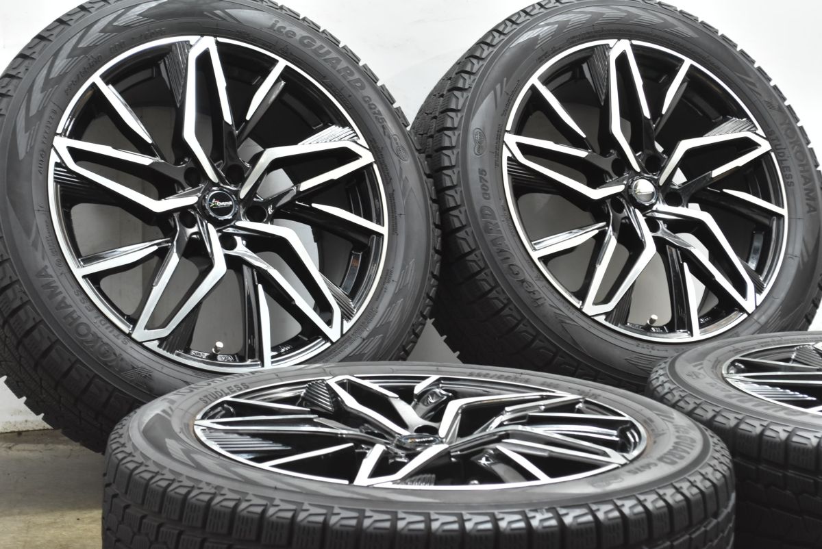 バリ溝 クロノス 19 in 8 J 35 PCD 114 3 ヨコハマ アイスガード G 075 225 55 R RAV 4 ハリアー CX 5 エクストレイル 可