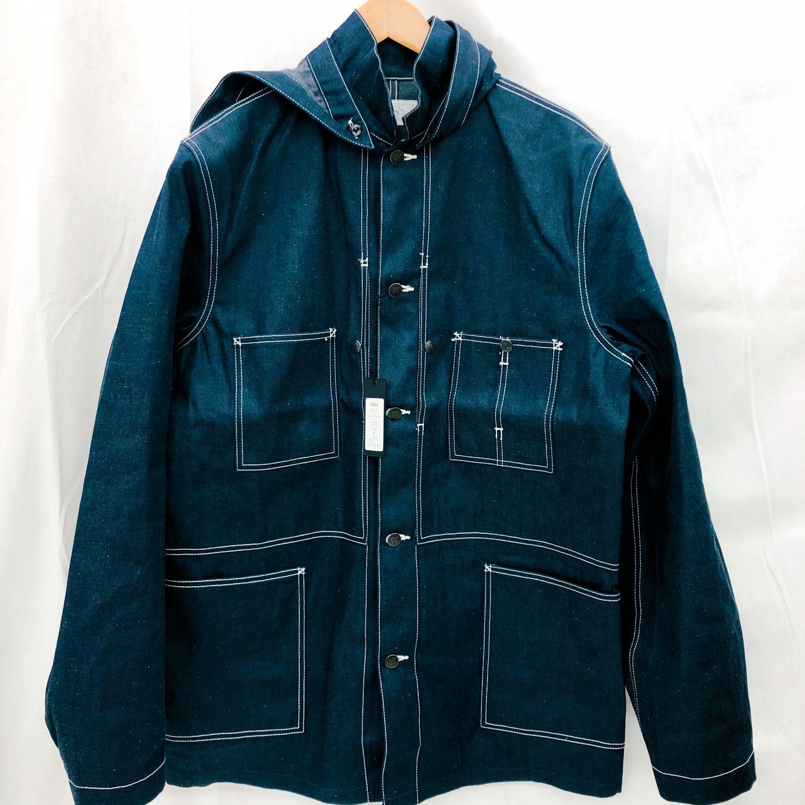 RESISTANT RESISTANT PHBT HOOD COVERALL デニムジャケット メンズ 2XL INDIGO PHB-0141 J 2XL INDIGO メンズ ファッション