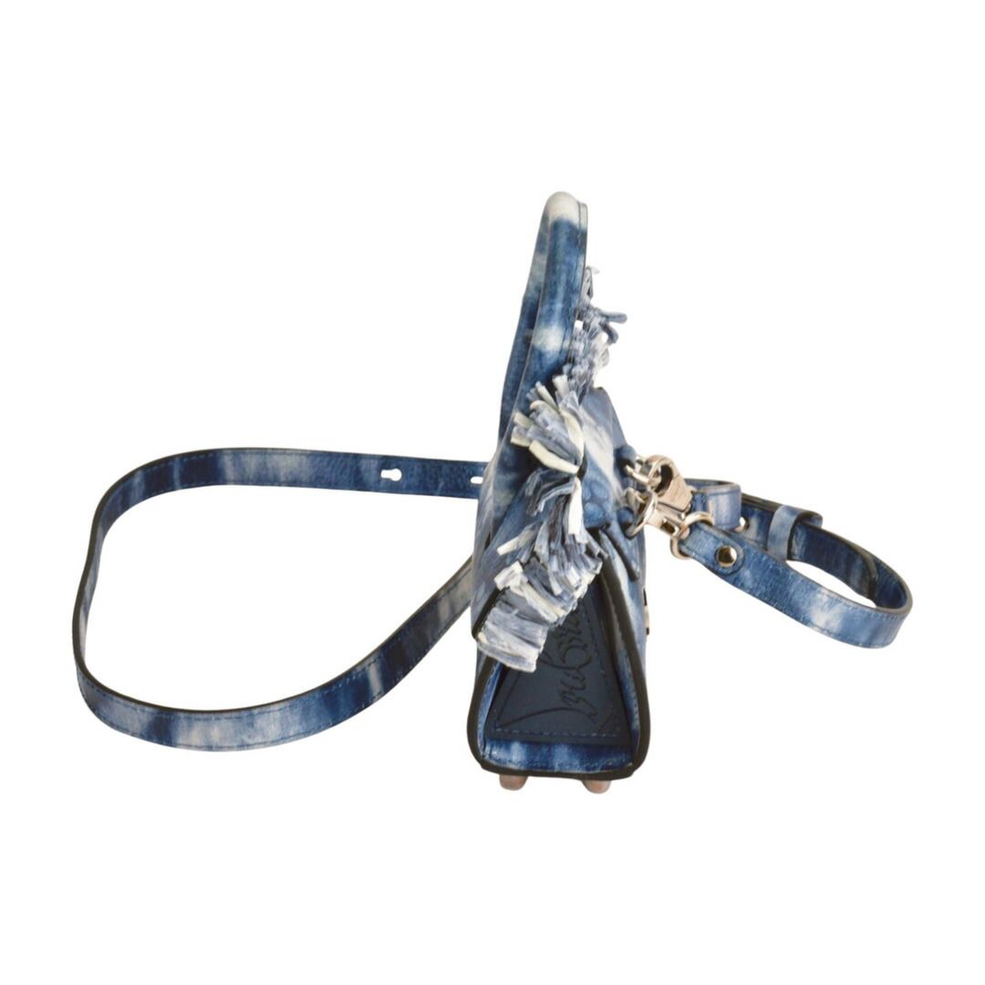 クリスチャンルブタン Christian Louboutin パロマナノ 2WAY ミニバッグ ショルダーバッグ レザー ネイビー レディース F-YA1162