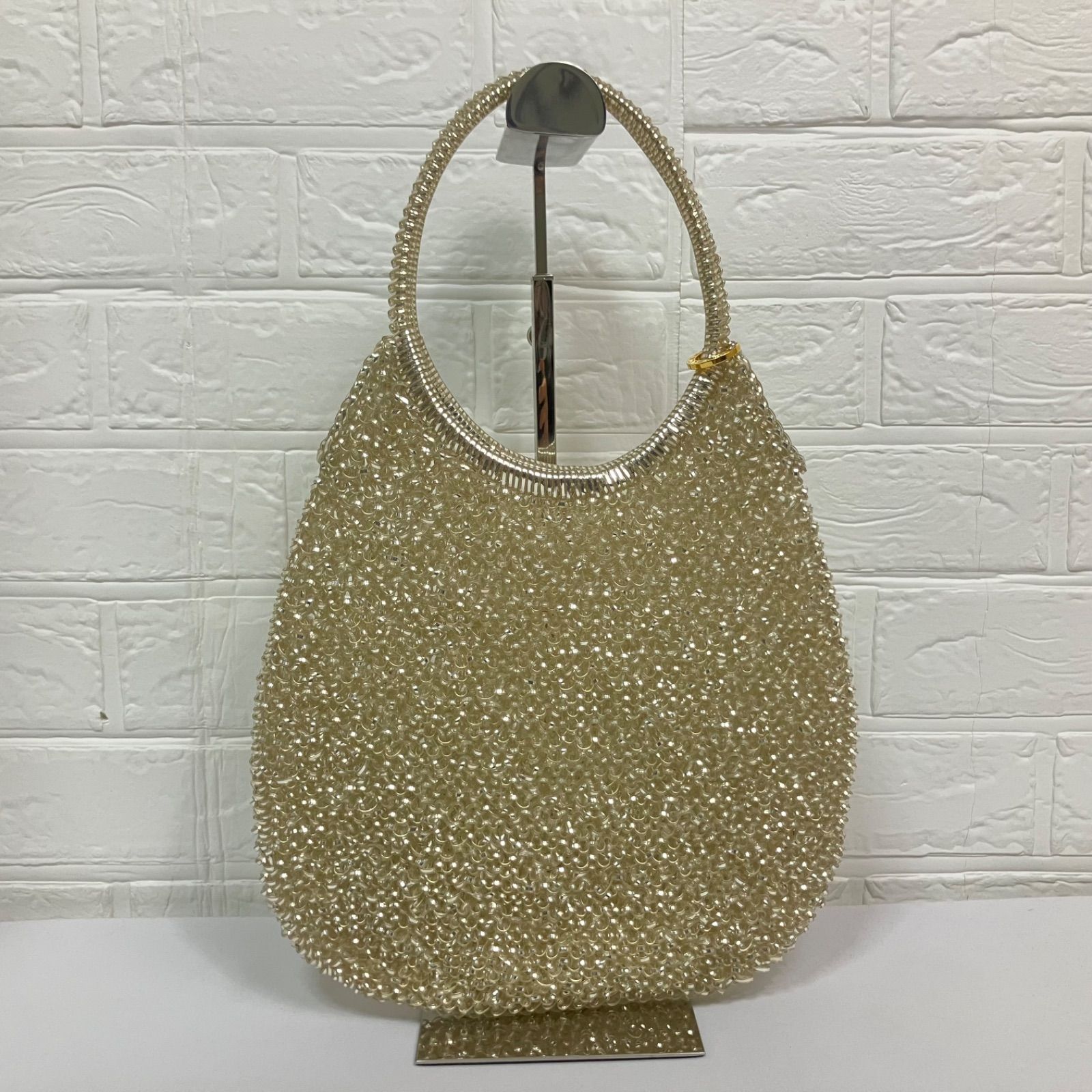 級 ANTEPRIMA アンテプリマ ワイヤーバッグ トートバッグ 肩掛けバッグ シャンパンシルバー系 レディース 女性向け お出かけ 普段使い 日常使い 通勤 通学 おしゃれ ブランドカバン 鞄 バッグ ブランド品 カバン 冠婚葬祭 パーティーバッグ