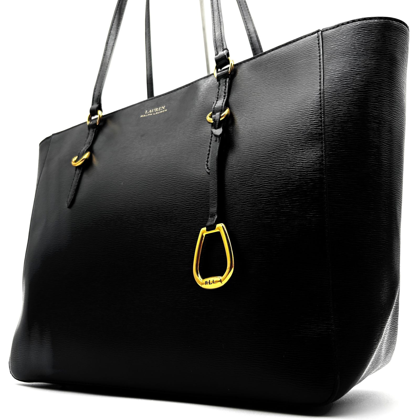 美品 LAURENRALPH LAUREN ローレンラルフローレン トートバッグ レザー
