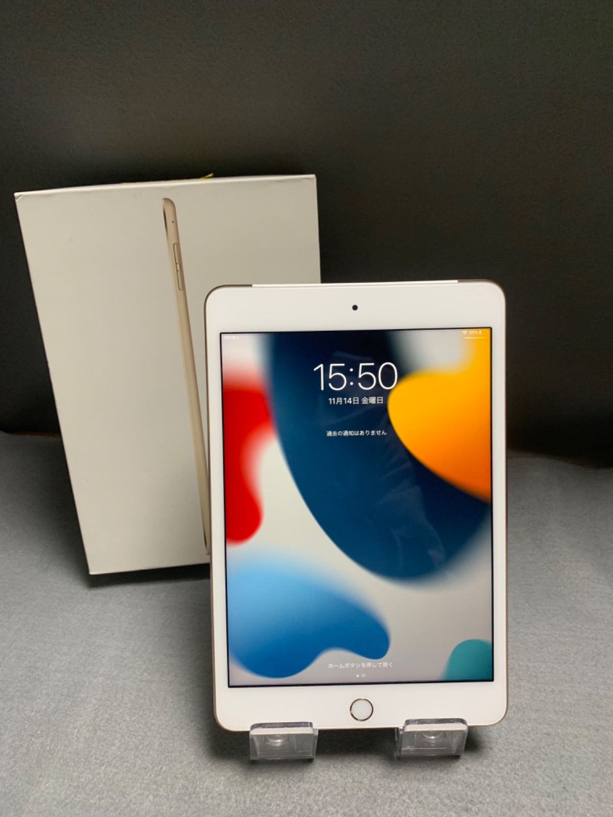 美品 国内版 iPad mini4 128GB Cellular版 ゴールド色