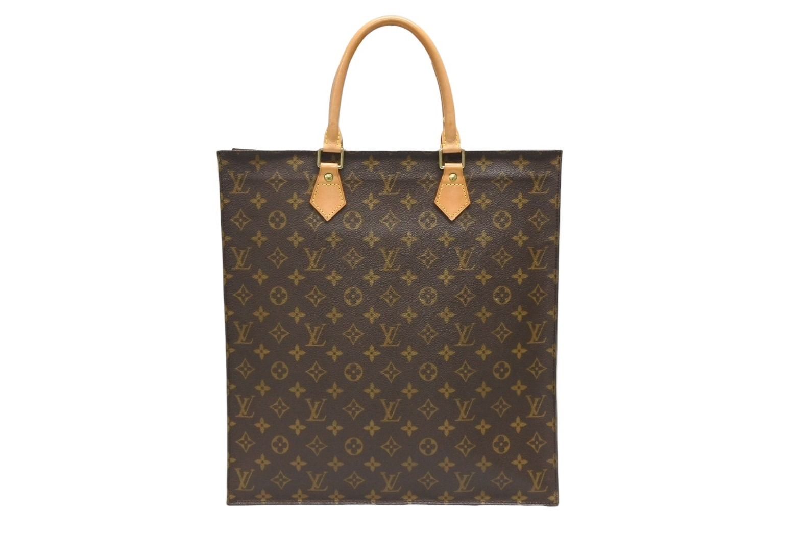 LOUIS VUITTON ルイヴィトン トートバッグ サックプラ M51140 モノグラム ブラウン ベージュ 4b009125